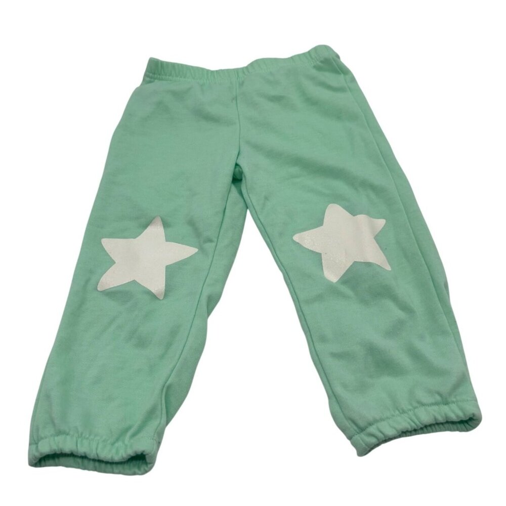 Carter’s Green Baby Pants With White Star Design, Sz. 2T